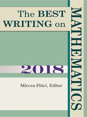 cover image of The Best Writing on Mathematics 2018
